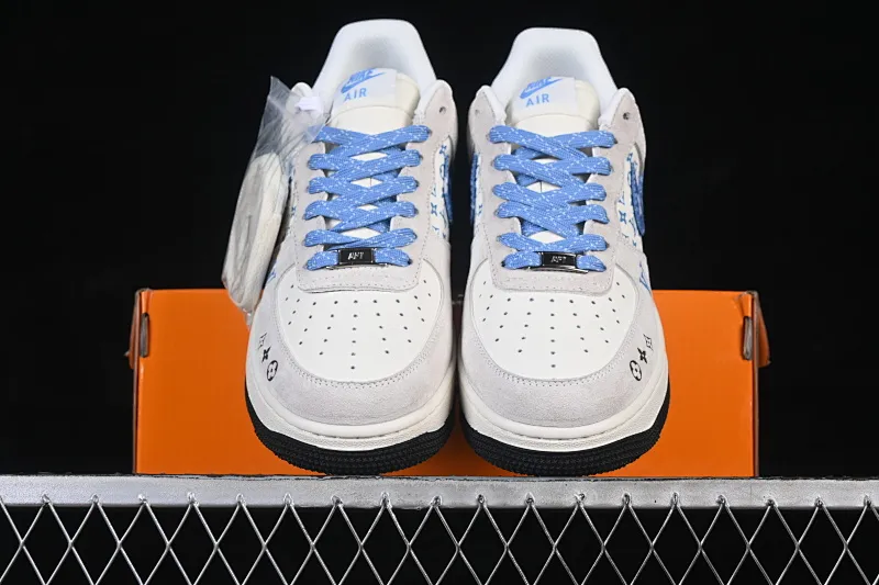All categories Nk Air Force 1 Air Force series Nk Air Force 1 Low Air Force low-top Nike Air Force 1'07 Low light gray suede Air Force 1 low-top casual sneakers KG6699-F48